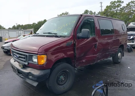 2006 Ford E-250 Commercial/Recreational из США, поврежденный, VIN 1FTNE24W66HB35365